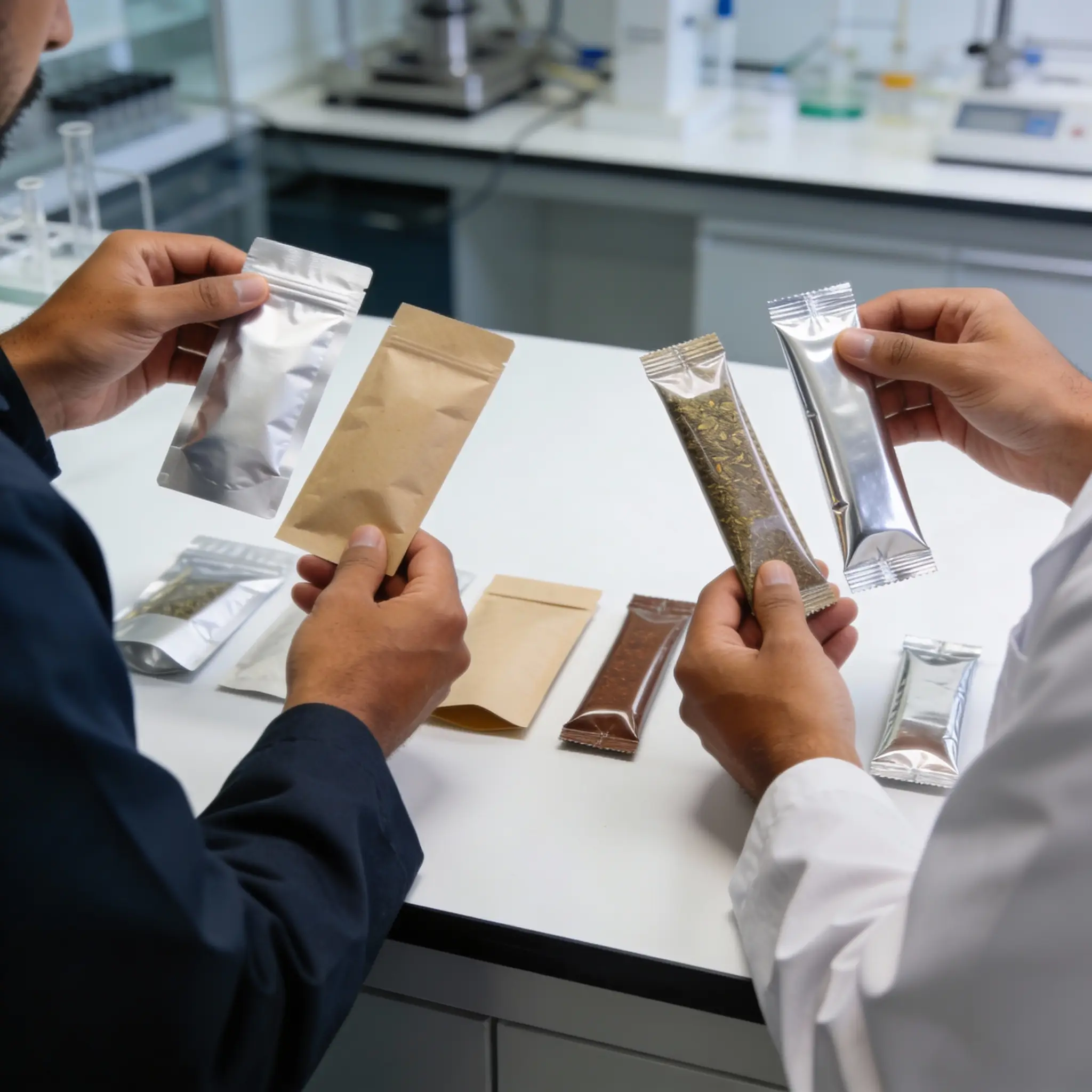 Análise técnica de materiais e embalagens flexíveis